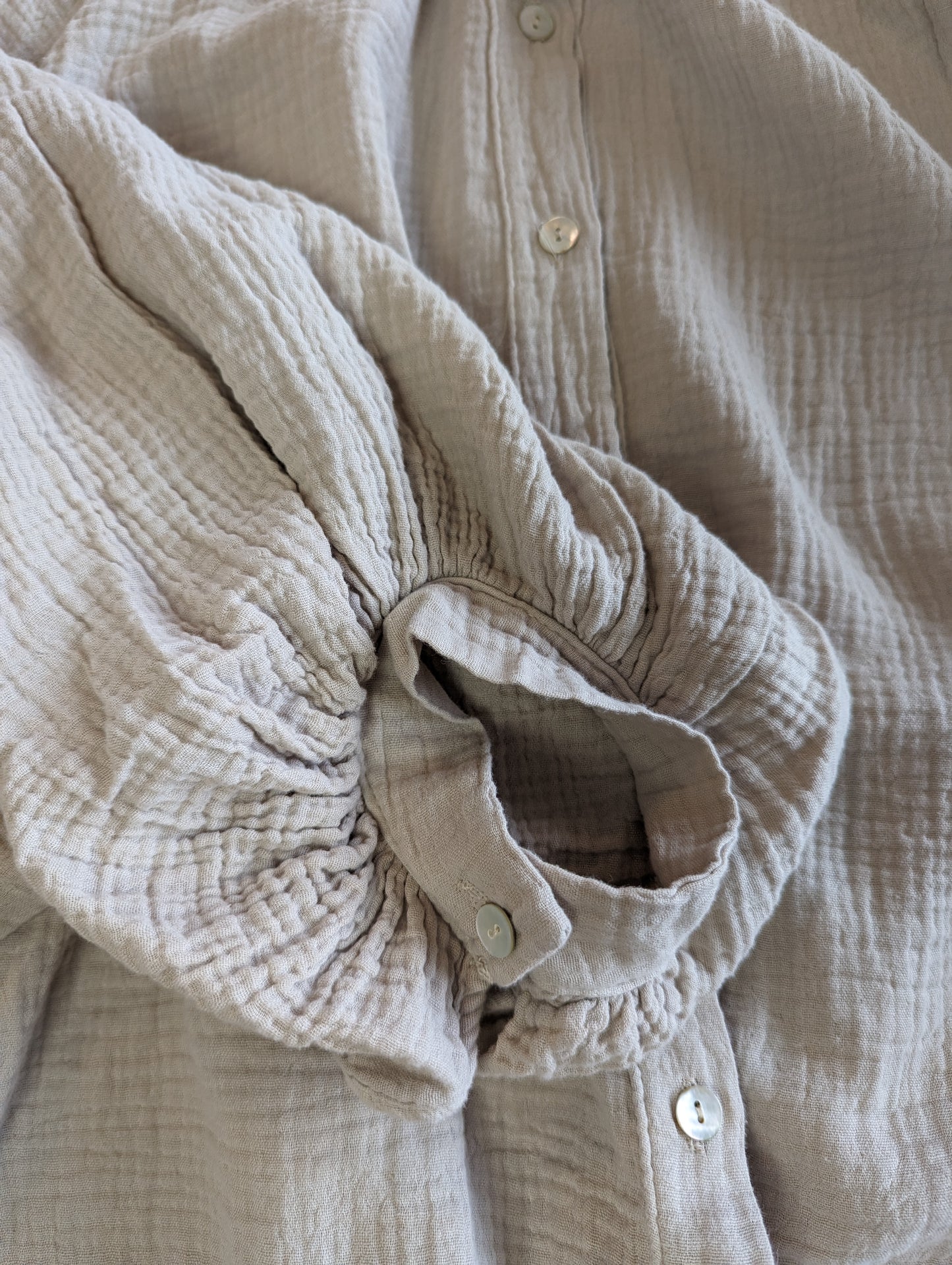 Oversized Musselinbluse / Schwangerschaftsbluse