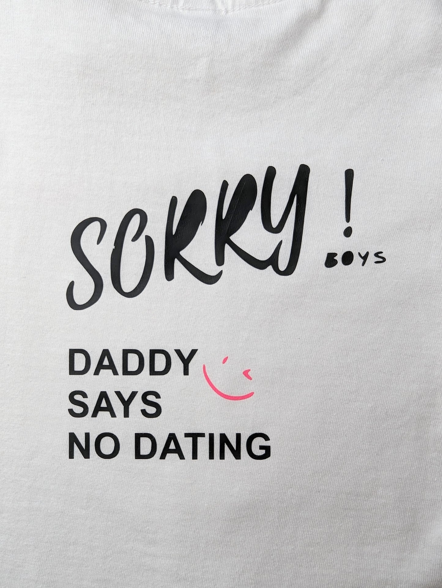 Kinder T-Shirt "Sorry Boys" Farbe nach Wunsch